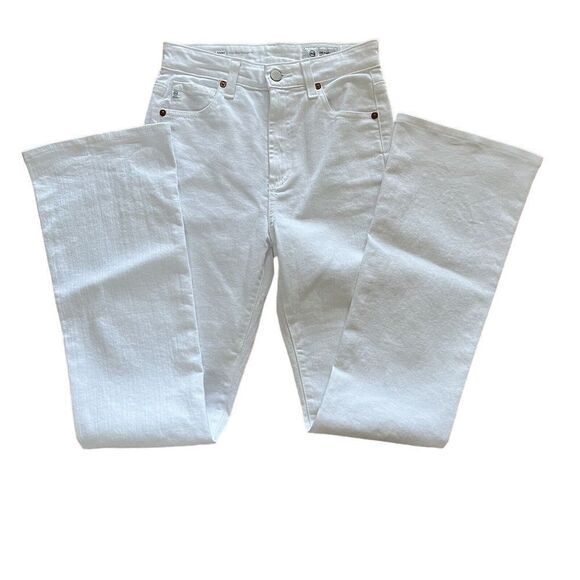 Ag Adriano Goldschmied Denim - AG Adriano Goldschmied High Rise Boot Cut Jeans Sz 25‎ White Alexxis Vintage Fit